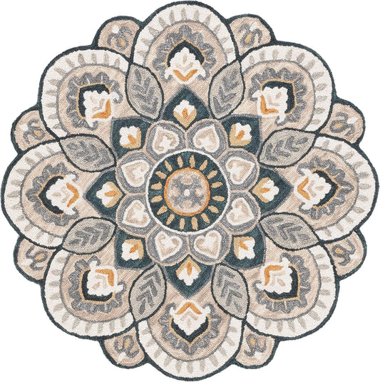 Milliet Round Hand Tufted Carpet & Rug