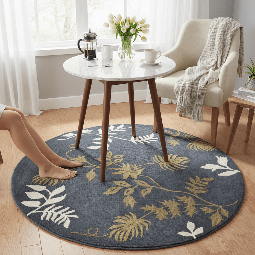 Orbitiva Round Hand Tufted Carpet & Rug