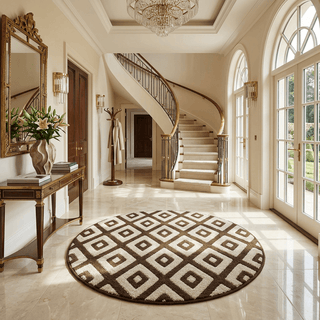 Onyx Round Hand Tufted Carpet