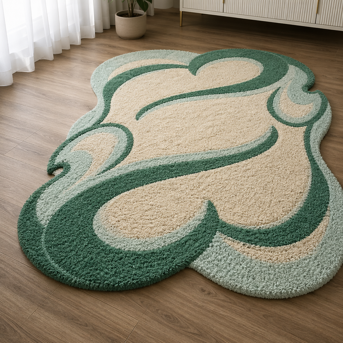 Arbor Irregular Hand Tufted Carpet