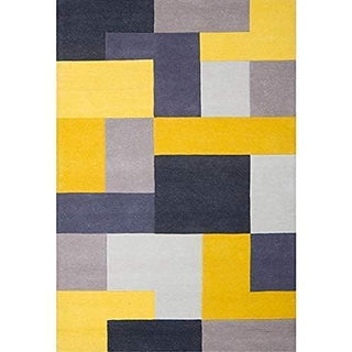 yellow L-Box Hand Tufted Carpet