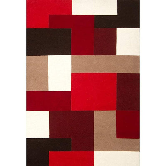 Red L-Box Hand Tufted Carpet & Rug