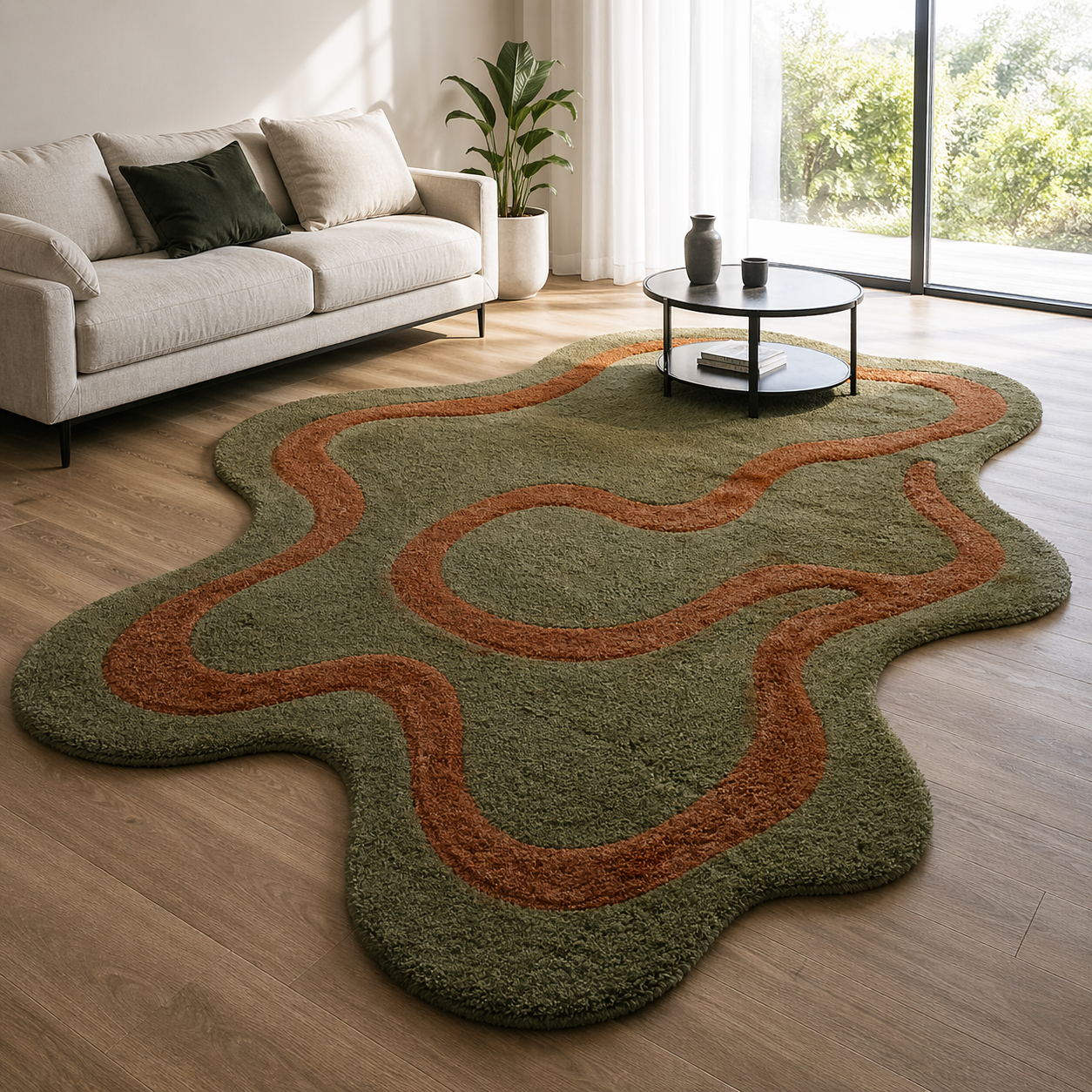 Alba Irregular Hand Tufted Carpet