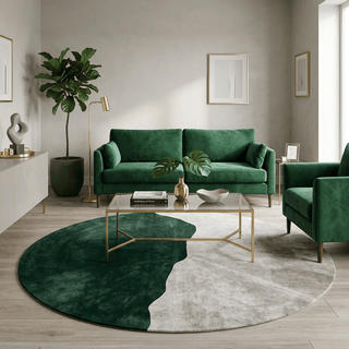 Imperial Round Hand Tufted Carpet
