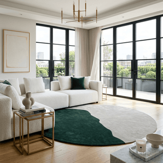 Imperial Round Hand Tufted Carpet