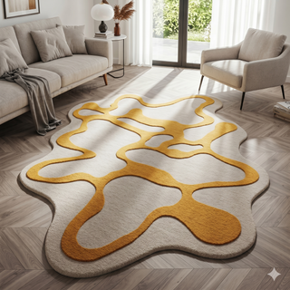 Shandye Irregular Hand Tufted Carpet