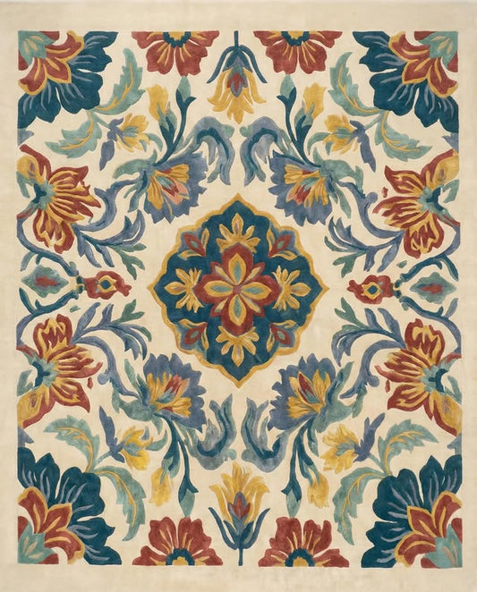 Snow Hand Tufted Carpet & Rug
