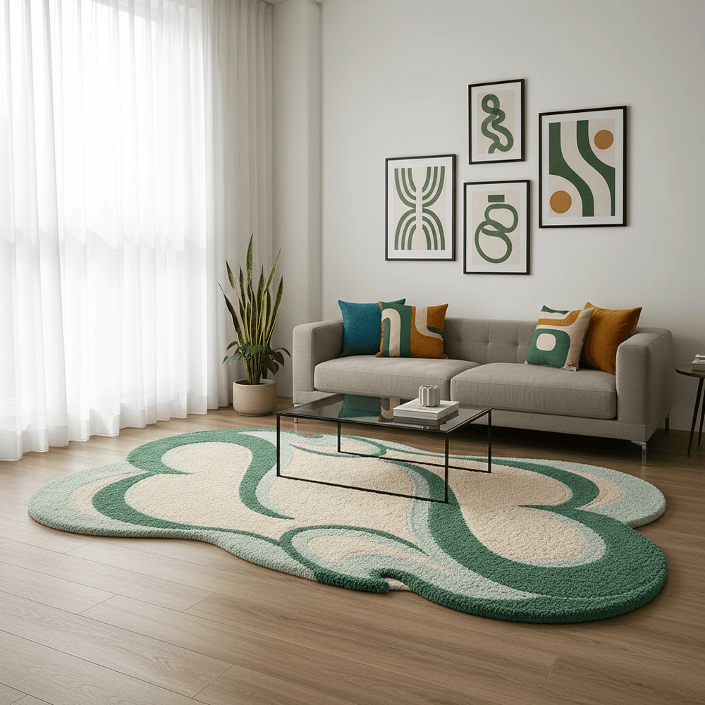 Arbor Irregular Hand Tufted Carpet