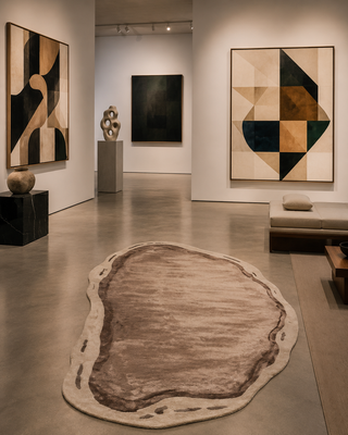 Velmoraan Irregular hand tufted carpet & Rug