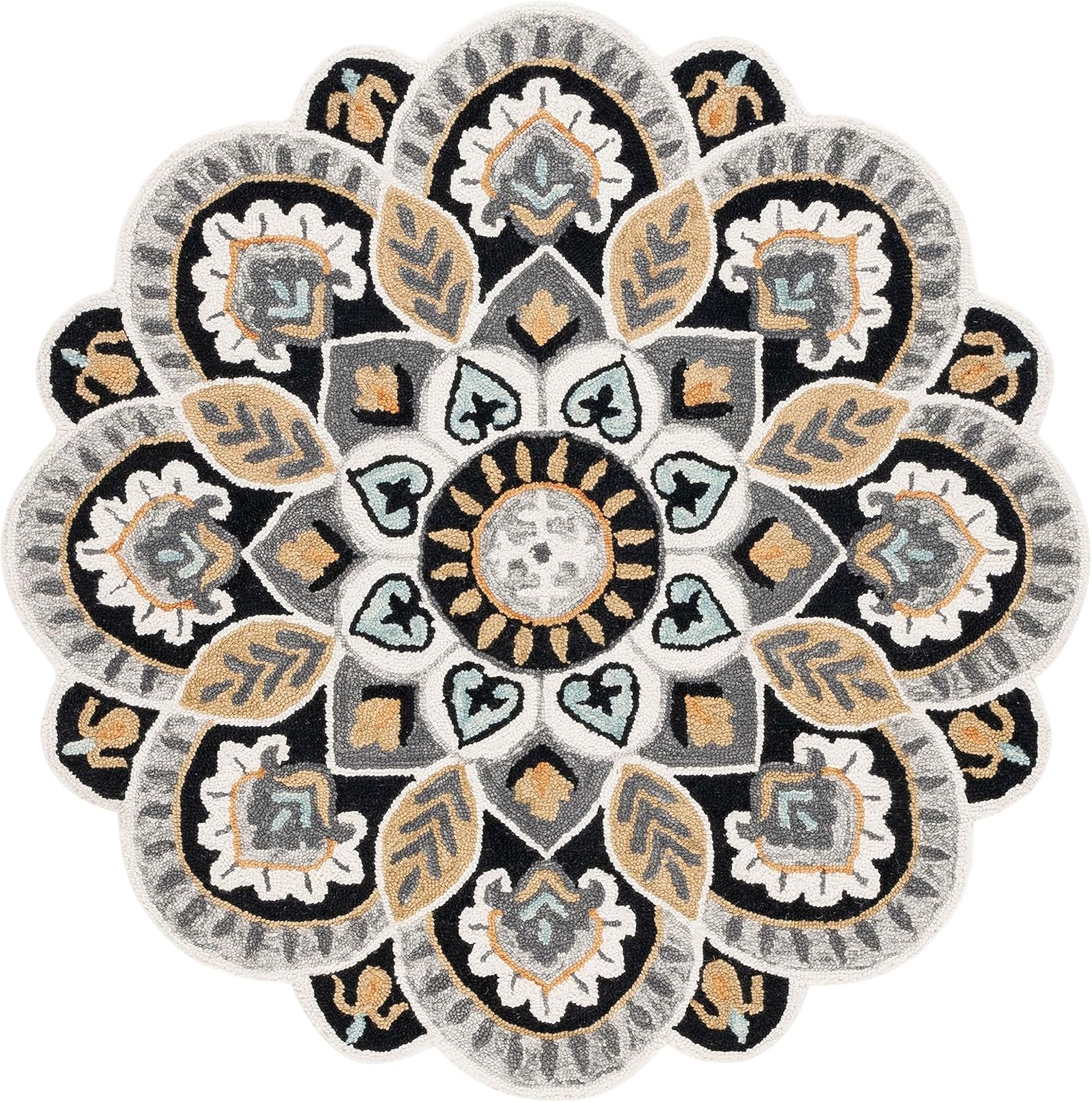 Allen Round Hand Tufted Carpet & Rug