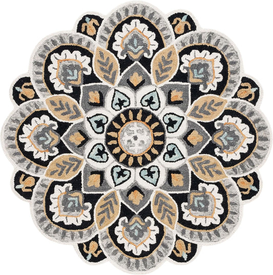 Allen Round Hand Tufted Carpet & Rug
