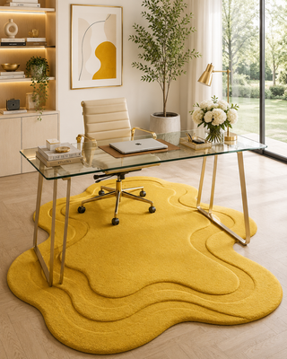 Darkiee Irregular Hand Tufted Carpet