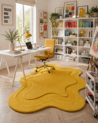Darkiee Irregular Hand Tufted Carpet