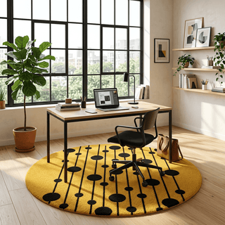 Corinthian Round Hand Tufted Carpet