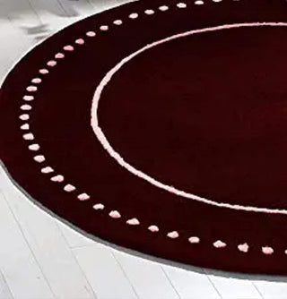 Velvique Round Hand Tufted Carpet & Rug