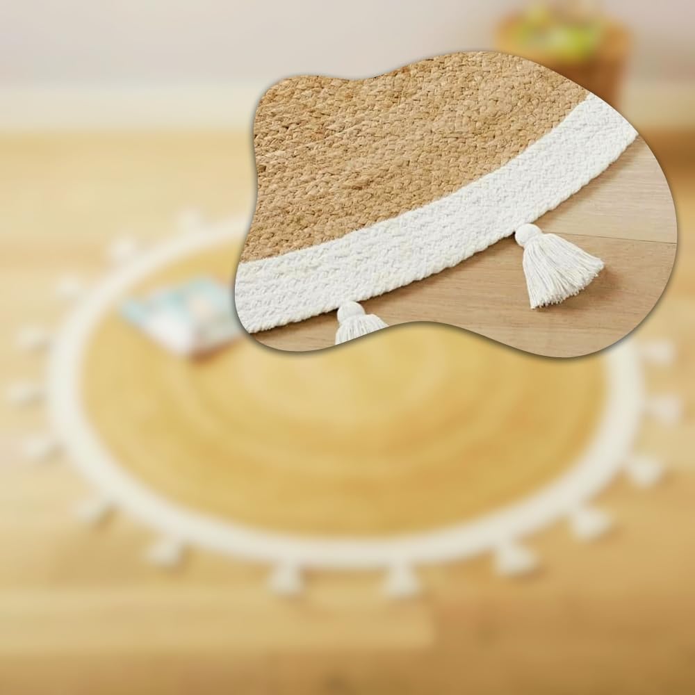 Nava Round Jute Carpet & Rugs