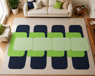 Cypress Irregular Hand Tufted Carpet