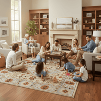 Achromic Beige Premium Hand Tufted Carpet