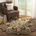 Cozy Round Hand Tufted Carpet & Rug