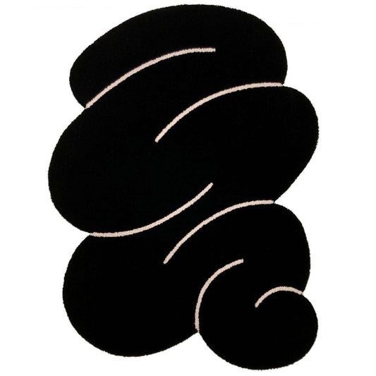 Curved Irregular Hand Tufted Carpet & Rug