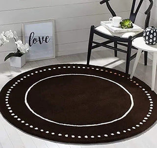 Plushvibe Round Hand Tufted Carpet & Rug