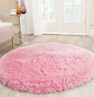 Treasures Round Shaggy Carpet & Rug