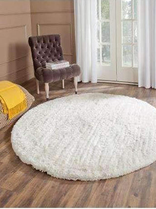 Furriza Round Hand Tufted Carpet & Rug