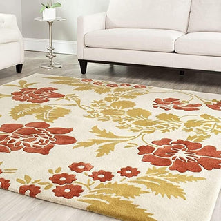 Alba Floral Hand Tufted Carpet & Rug