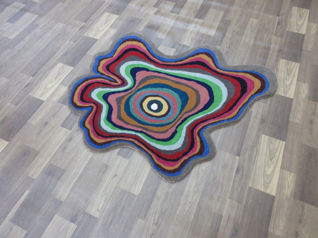 Wave Irregular Hand Tufted Carpet
