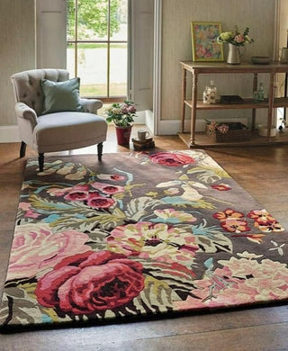 Flower Pattern Hand Tufted Carpet