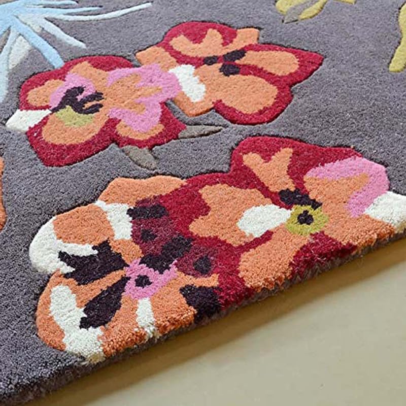 Flower Pattern Hand Tufted Carpet