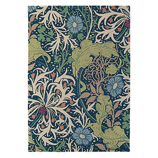 Abstract Leafy Art Hand Tufted Carpet