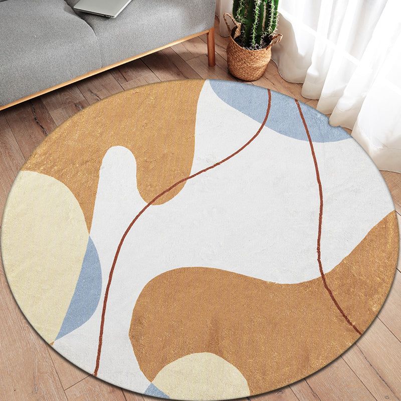 Velvet Round Hand Tufted Carpet
