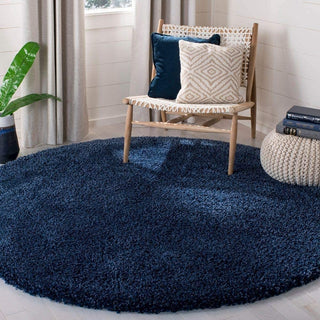 Expressions Cloud Round Shaggy Carpet & Rug