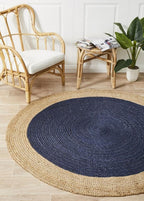 Zenith Round Jute Carpet & Rugs