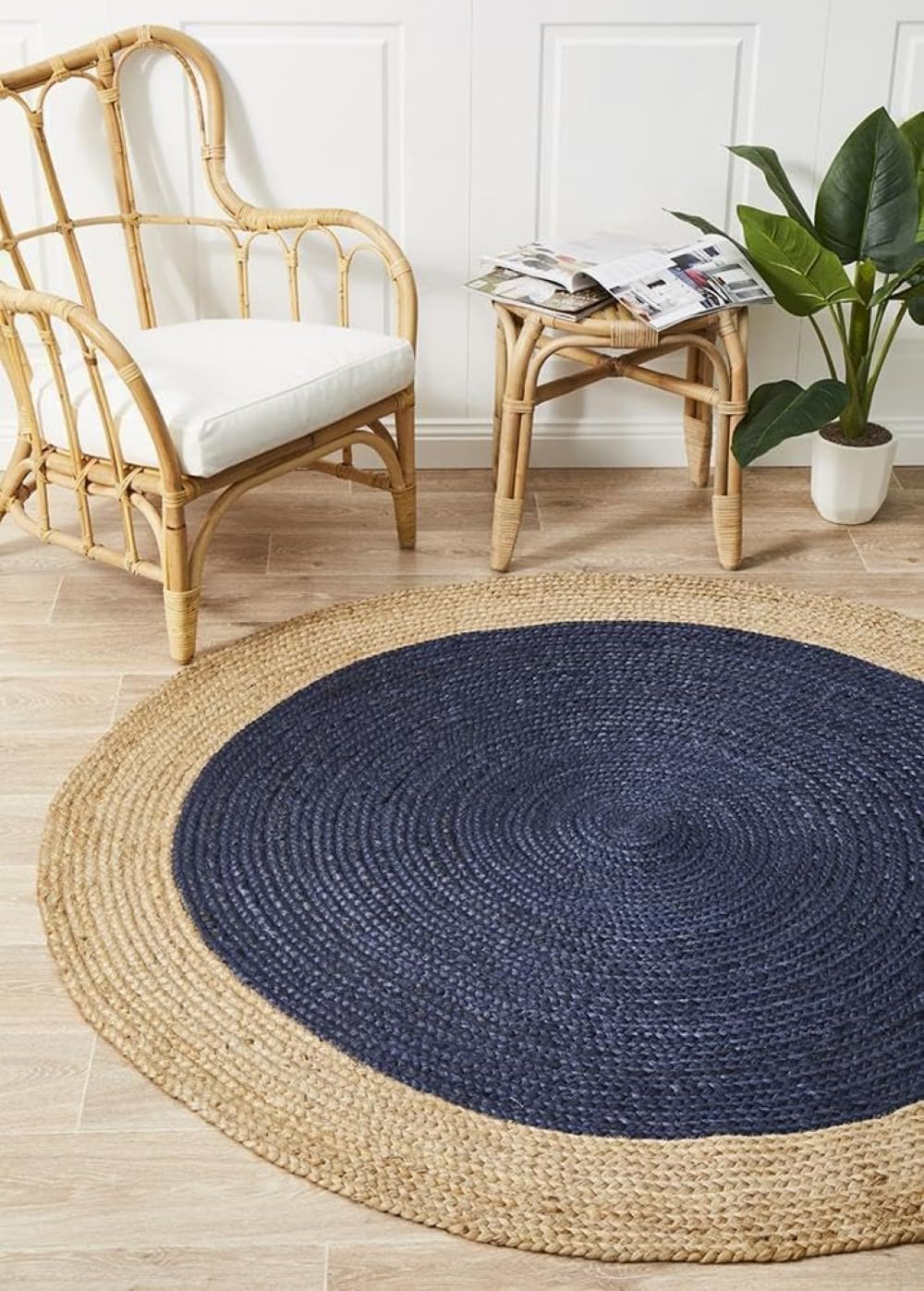 Zenith Round Jute Carpet & Rugs
