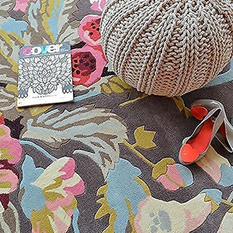 Flower Pattern Hand Tufted Carpet