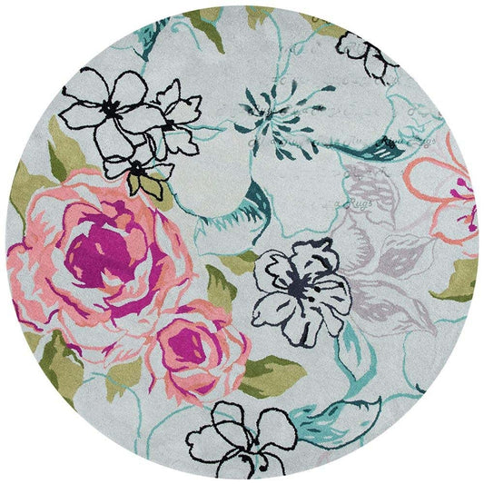 Cozylux Round Hand Tufted Carpet & Rug