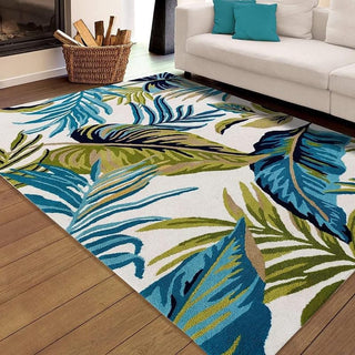 Green Leaf Hand Tufted Carpet