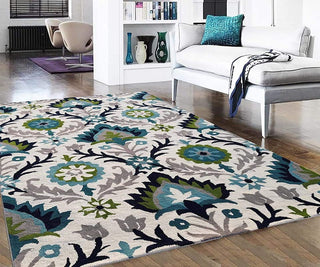 BSA Abstract Area Rug Hand Tufted Carpet