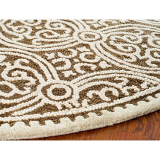 Orbella Round Hand Tufted Carpet & Rug