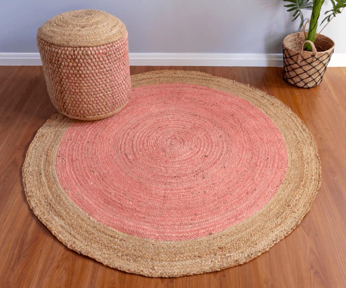 Prithvi Round Jute Carpet & Rugs