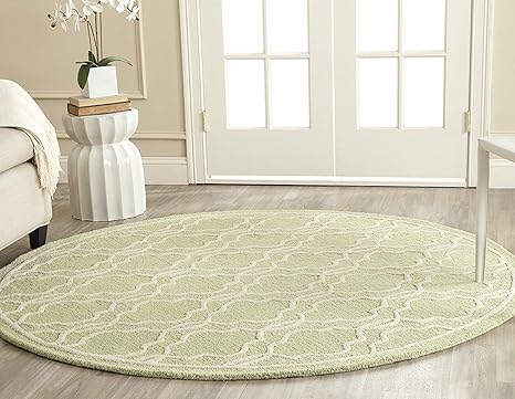 Plushano Round Hand Tufted Carpet & Rug
