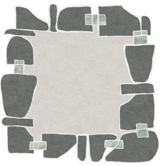 Viona Irregular Hand Tufted Carpet & Rug