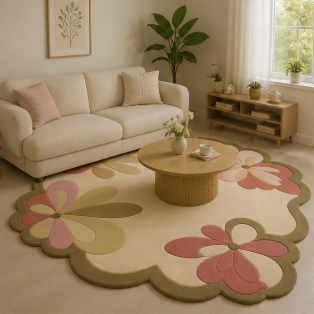 Hozira Irregular Hand Tufted Carpet