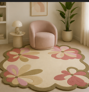 Hozira Irregular Hand Tufted Carpet