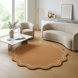 Kyntrix Round Hand Tufted Carpet