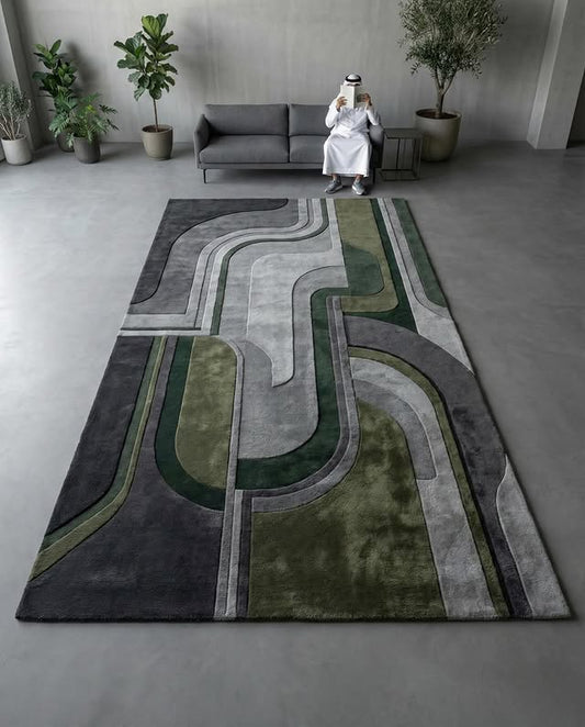 Lush Hand Tufted Carpet & Rug