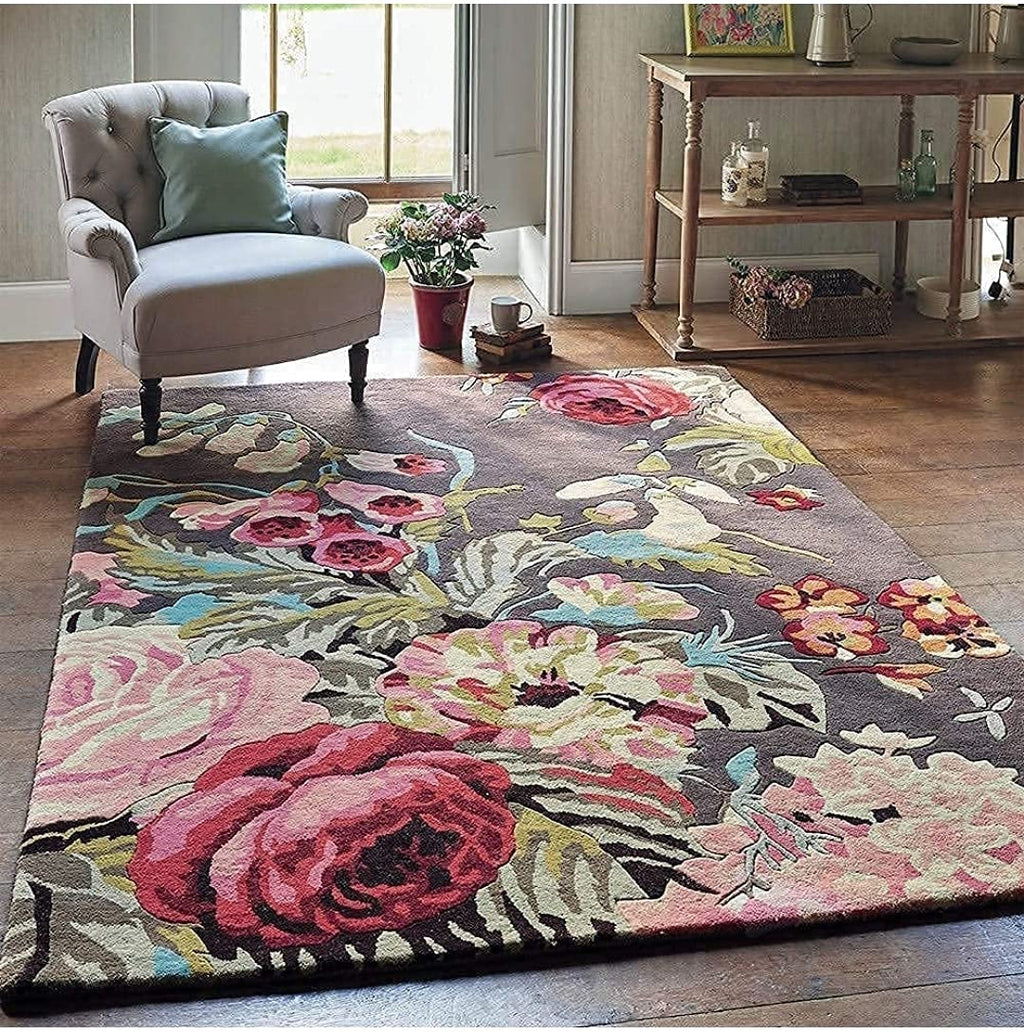 Magnolia Floral Hand Tufted Carpet & Rug