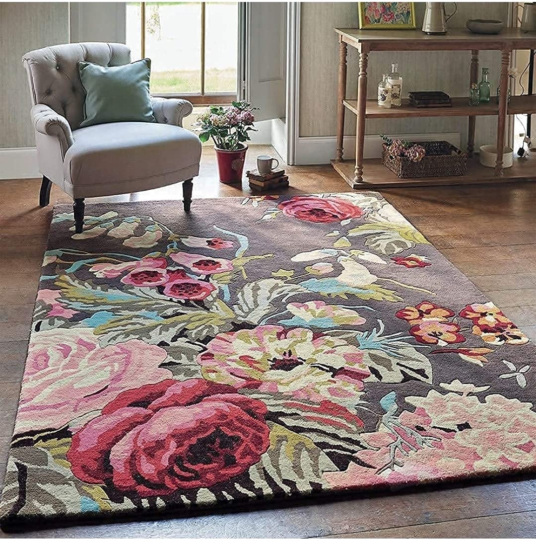 Magnolia Floral Hand Tufted Carpet & Rug